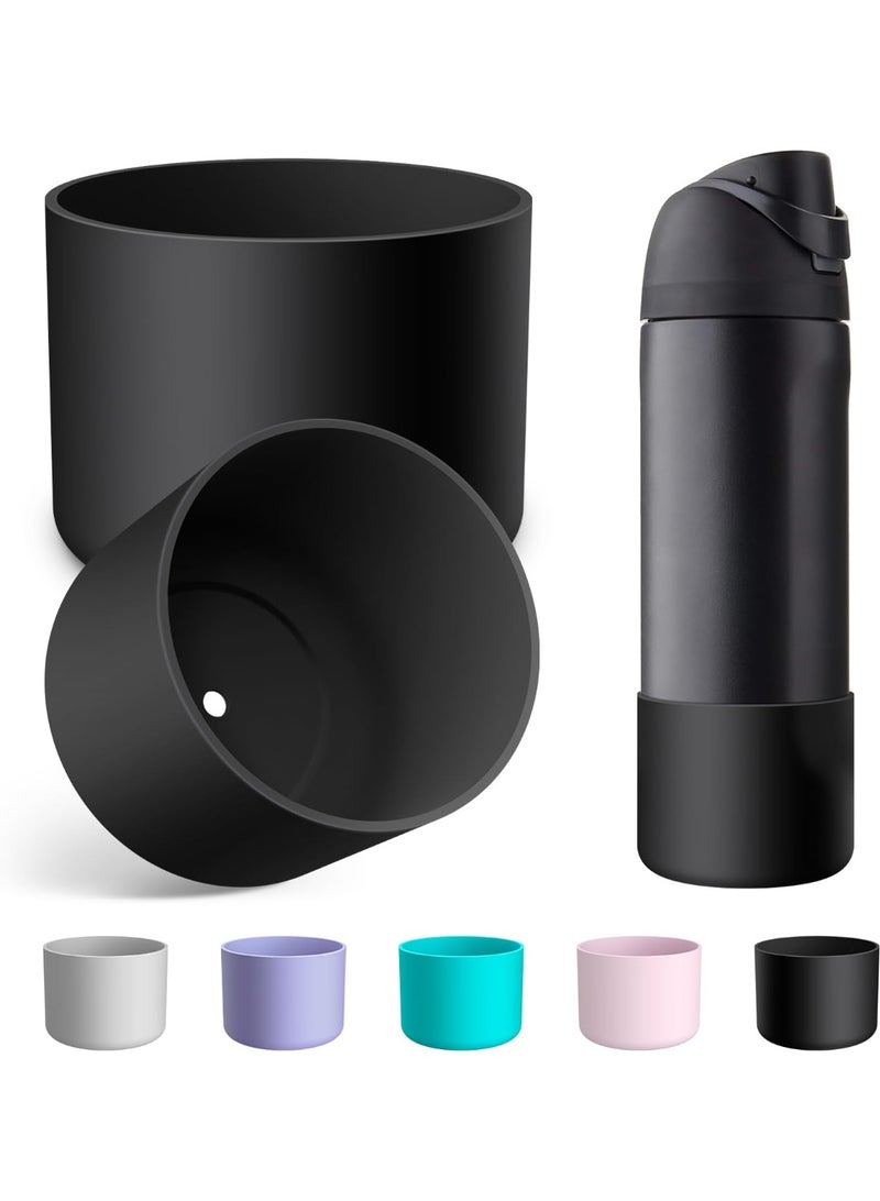 jaexest 2-Pack Silicone Bottle Boot Protector | Anti-Slip, Shock-Absorbing Sleeve for 24oz, 32oz & 40oz Stainless Steel Water Bottles - Image 1